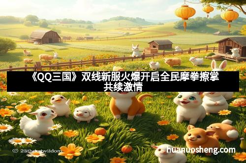 《QQ三国》双线新服火爆开启全民摩拳擦掌共续激情